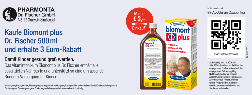 Biomont plus 500ml 3€ Rabatt Bis 30.04