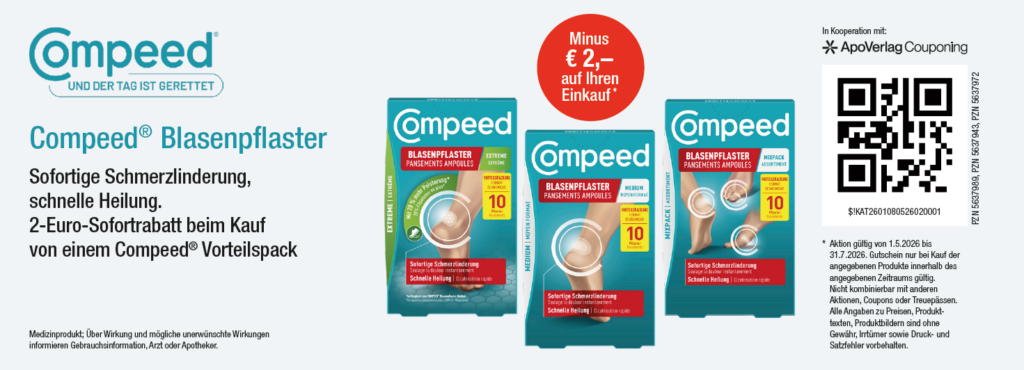 Compeed Minus 2€ 31.07