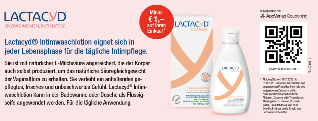 Lactacyd Intimwaschlotion Minus 1€ Bis 31.08
