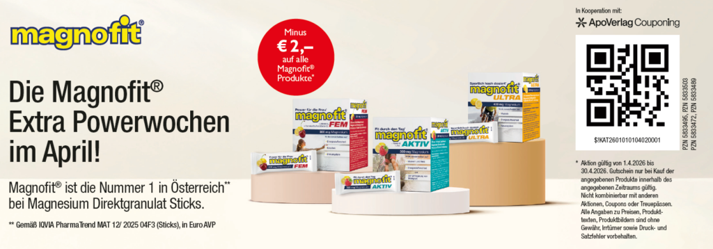 Magnofit 2€ Rabatt Bis 30.04