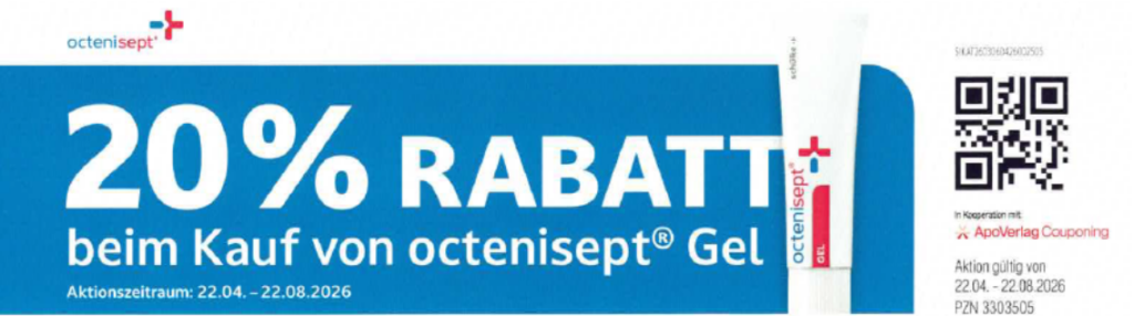 Octenisept Gel 20% Rabatt Bis 22.08
