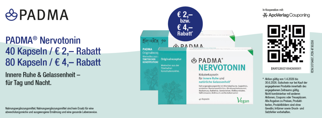 PADMA Nervotin 40 Kapseln 2€ Rabatt 80 Kapseln 4€ Rabatt Bis 30.06