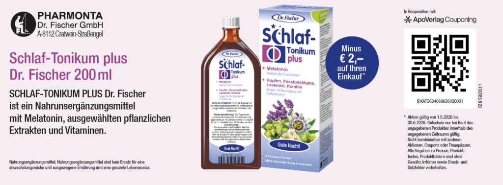 Dr. Fischer Schlaf-Tonikum plus Minus 2€ Bis 30.06