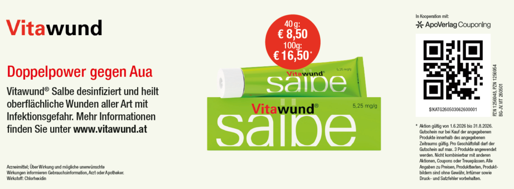 Vitawund Salbe 40g 8,50€ 100g 16,50€ Bis 31.08