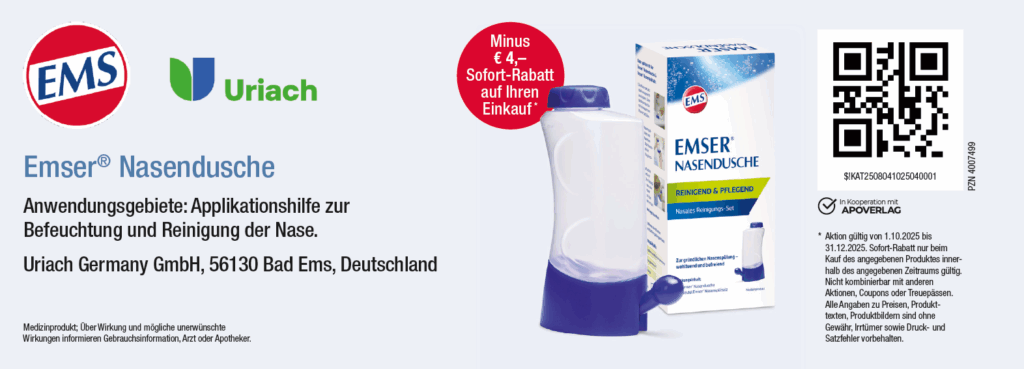 Emser Nasendusche 4€ Rabatt Bis 31.12