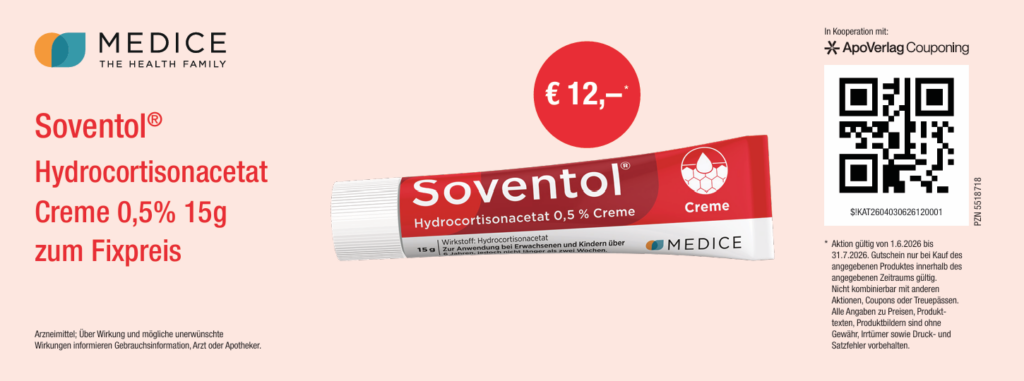 Soventol Hydrocortisonacetat Creme 15g Fixpreis 12€